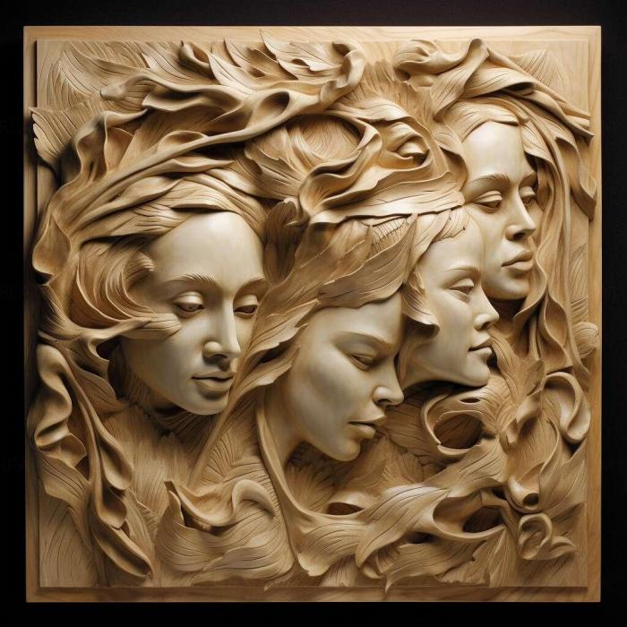 نموذج ثلاثي الأبعاد لآلة CNC 3D Art 